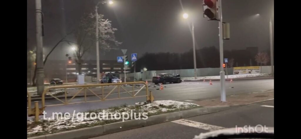 Вчера, 23 ноября, в Гродно произошла авария