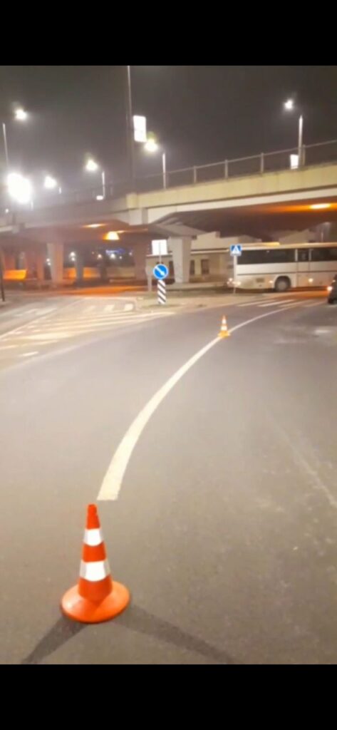 В Гродно таксист совершил наезд на пешехода на улице Пролетарской