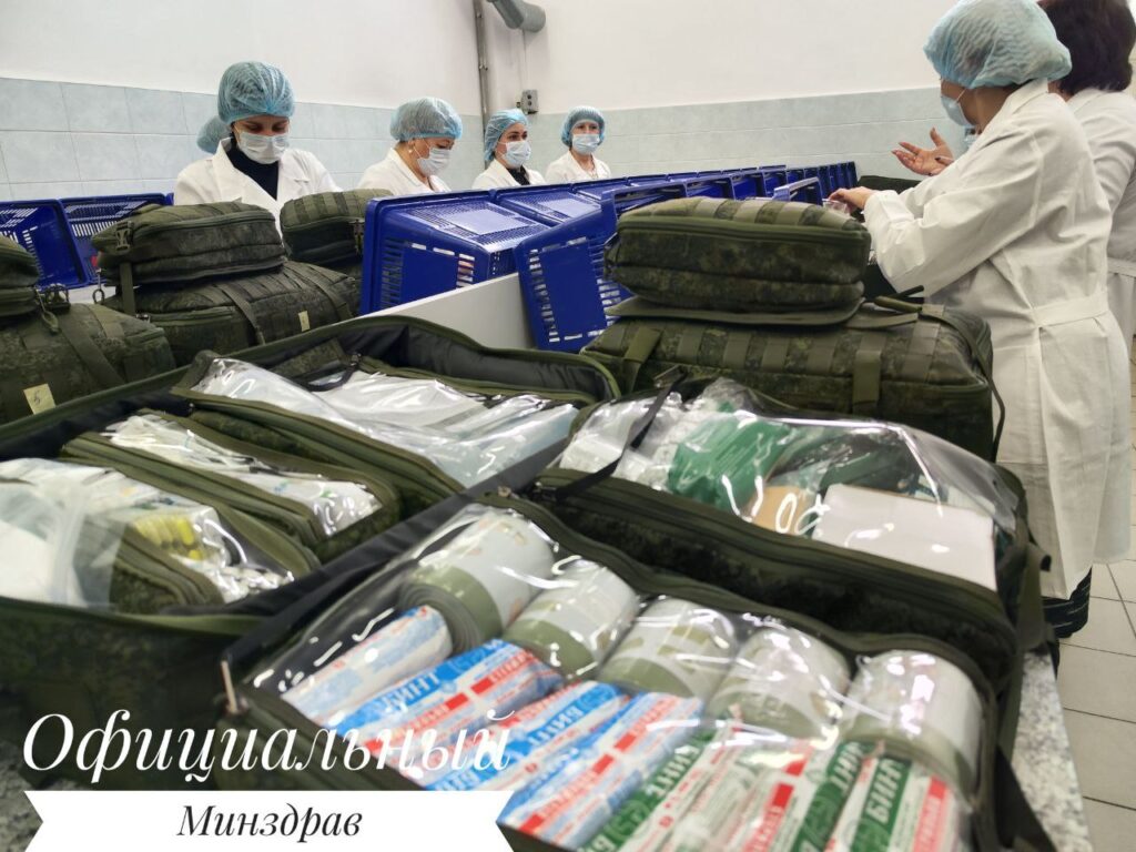 Новые аптечки в ближайшее время отправят в Вооруженные Силы Беларуси
